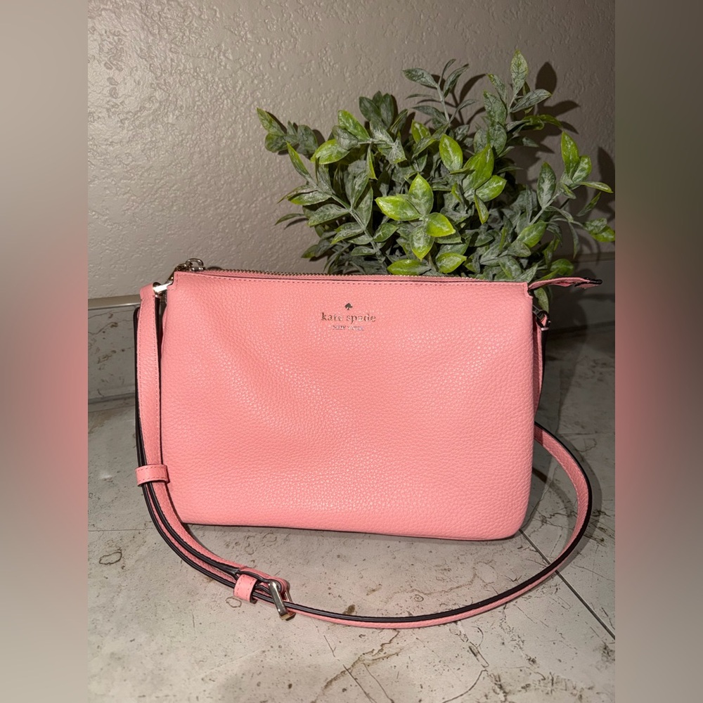 Kate Spade Leather Coral Crossbody Bag